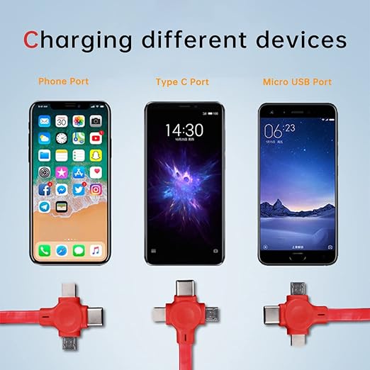 4-in-1 Retractable Charger